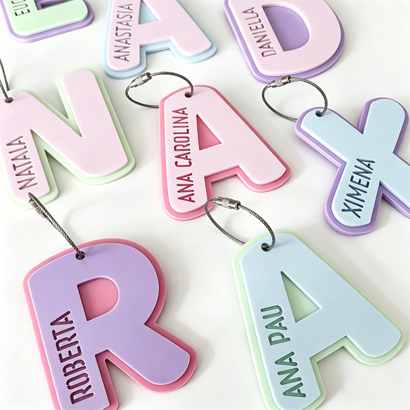 Resin Art Alphabet - Персонализированный брелок с именем из акрила,