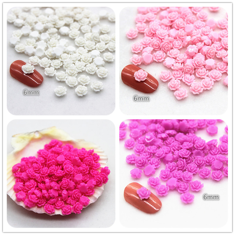 100 шт. 6 мм кабошон из смолы  – обзор и цена Resin Art Rose