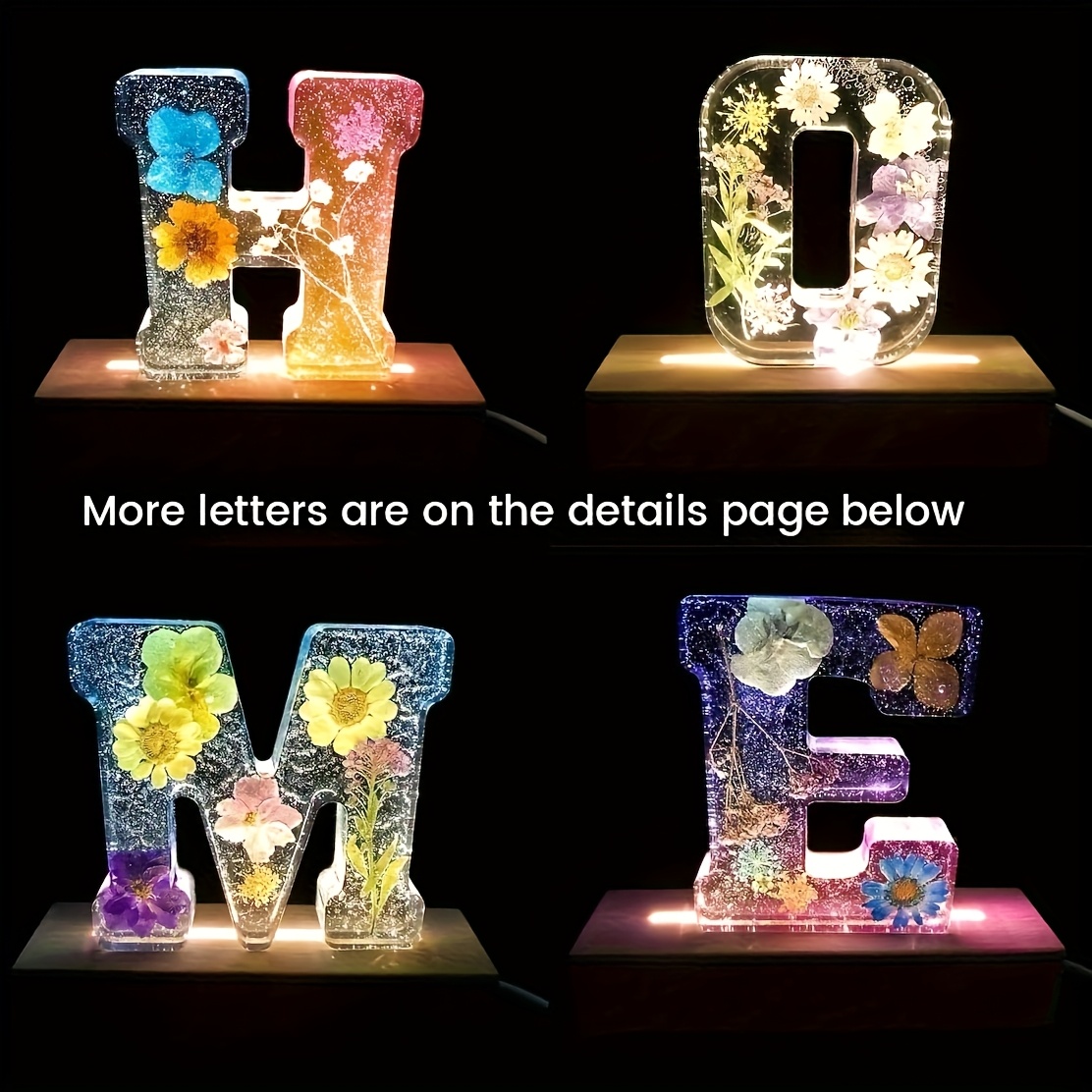 7-дюймовая форма для эпоксидно – обзор и цена Resin Art Alphabet