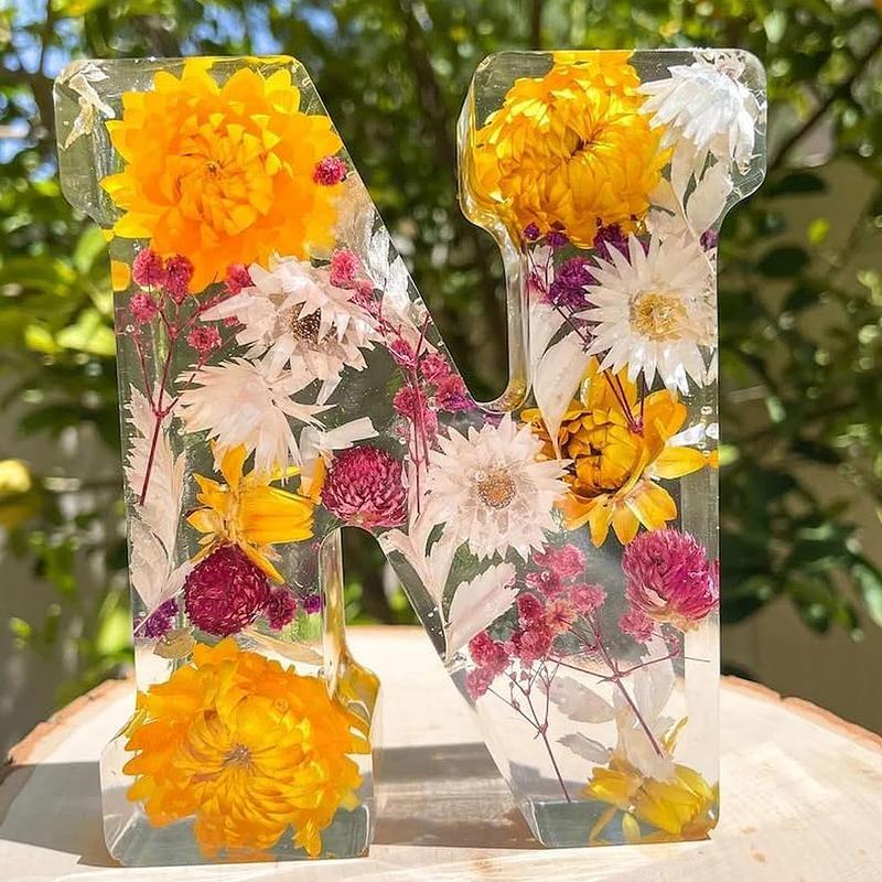 Ночные светильники с цветочным – обзор и цена Resin Art Alphabet